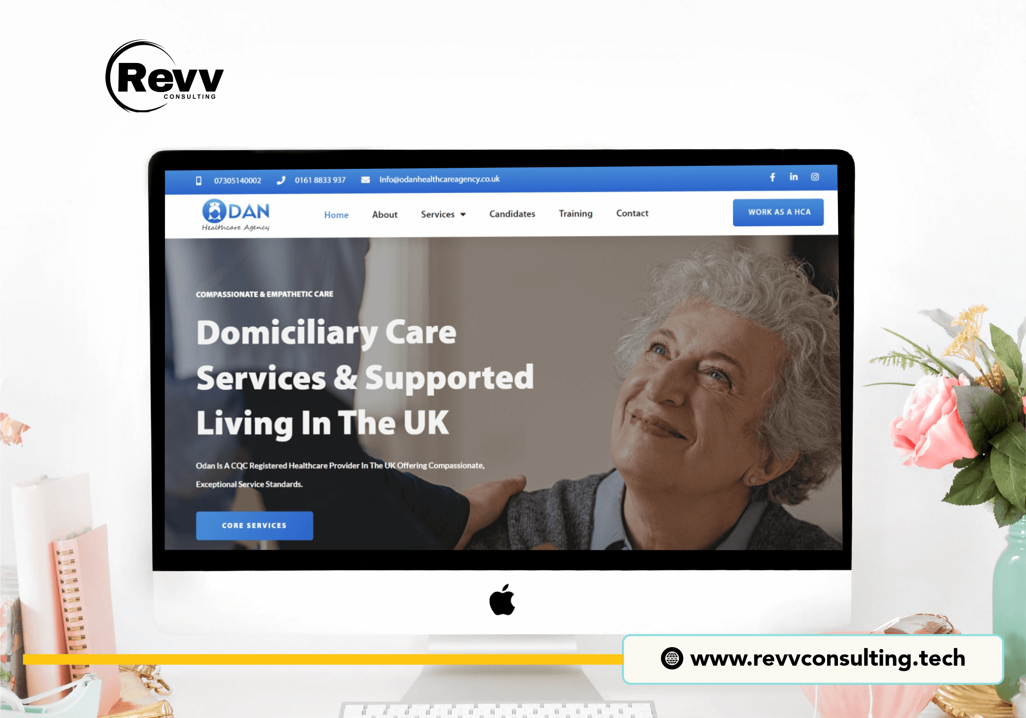 healthcare agency website design